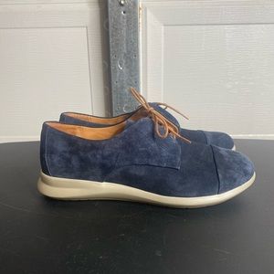 Samuel Hubbard Freedom Women's 8.5 M Shoes Blue Plain Toe Oxford